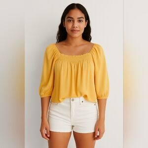 NWOT MySTYLE White Jean Shorts